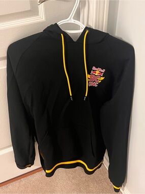 Red Bull BC One Black Hoodie with Yellow Trim